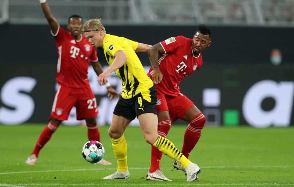 Erling Haaland und Jerome Boateng