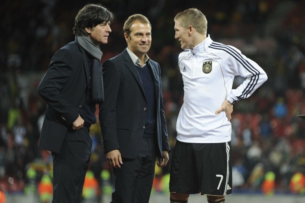 Hansi Flick und Bastian Schweinsteiger