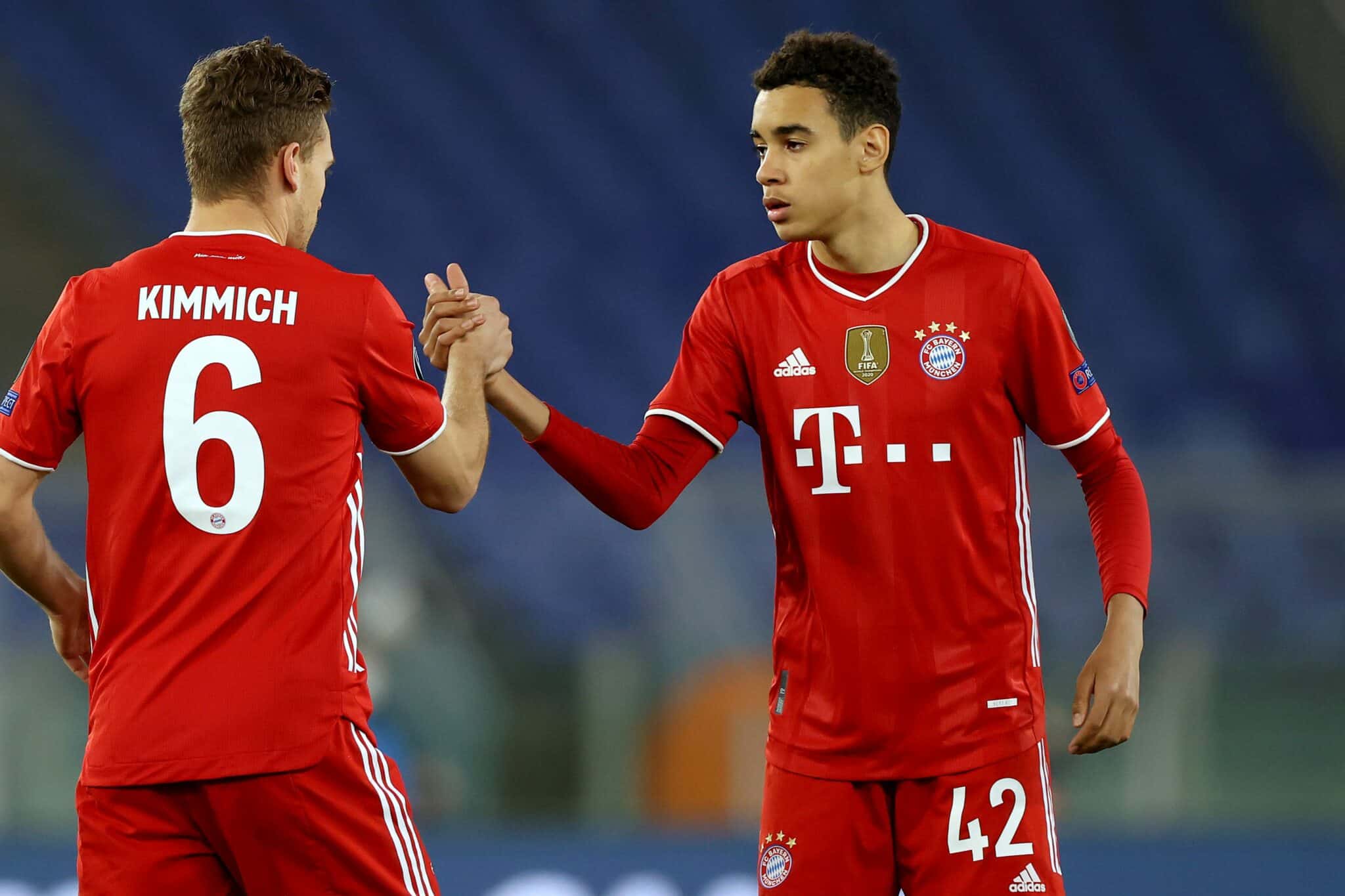 Jamal Musiala und Joshua Kimmich