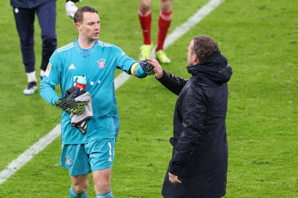Manuel Neuer und Hansi Flick