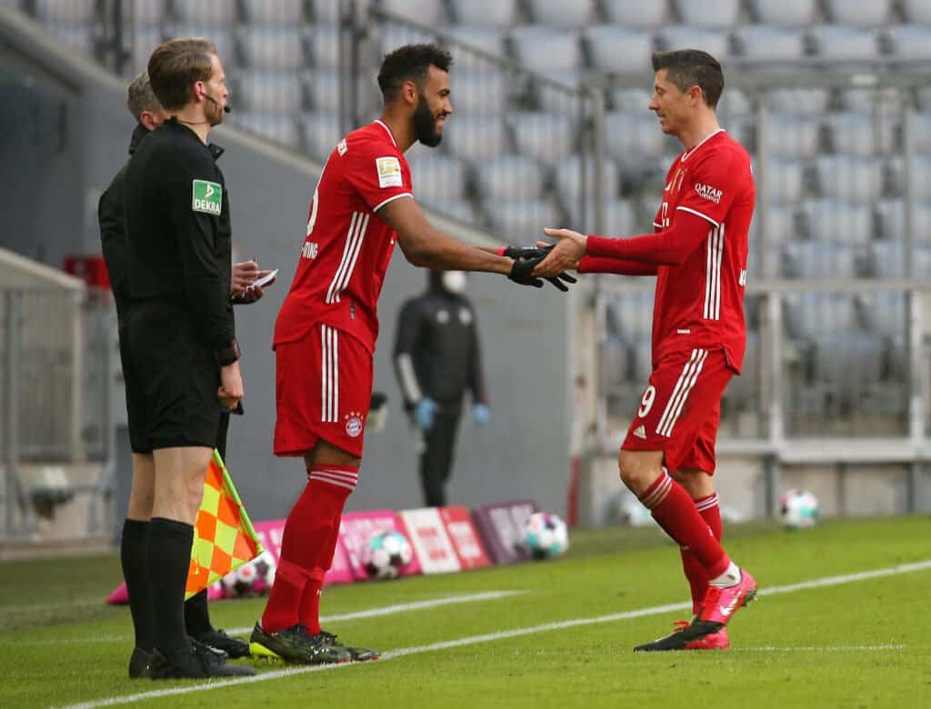 Robert Lewandowski und Eric Maxim Choupo-Moting