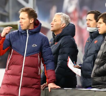 Julian Nagelsmann und seine Assistenten