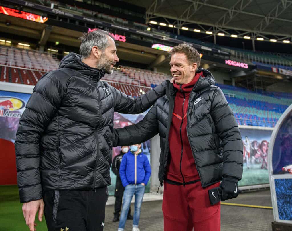 Marco Rose und Julian Nagelsmann