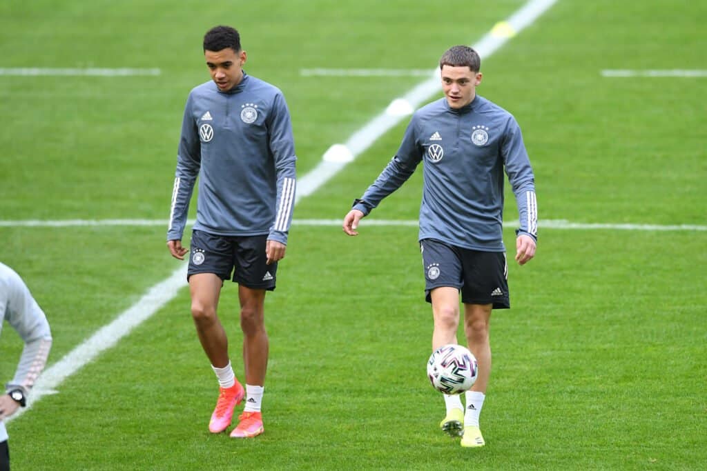 Jamal Musiala und Florian Wirtz