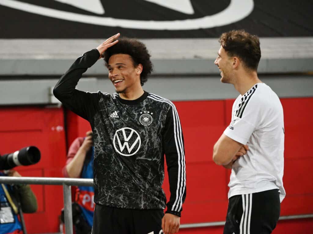 Leroy Sane und Leon Goretzka