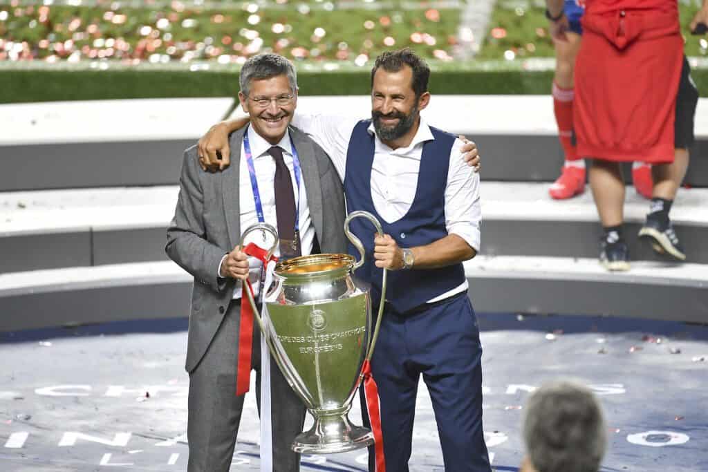 Hasan Salihamidzic und Herbert Hainer