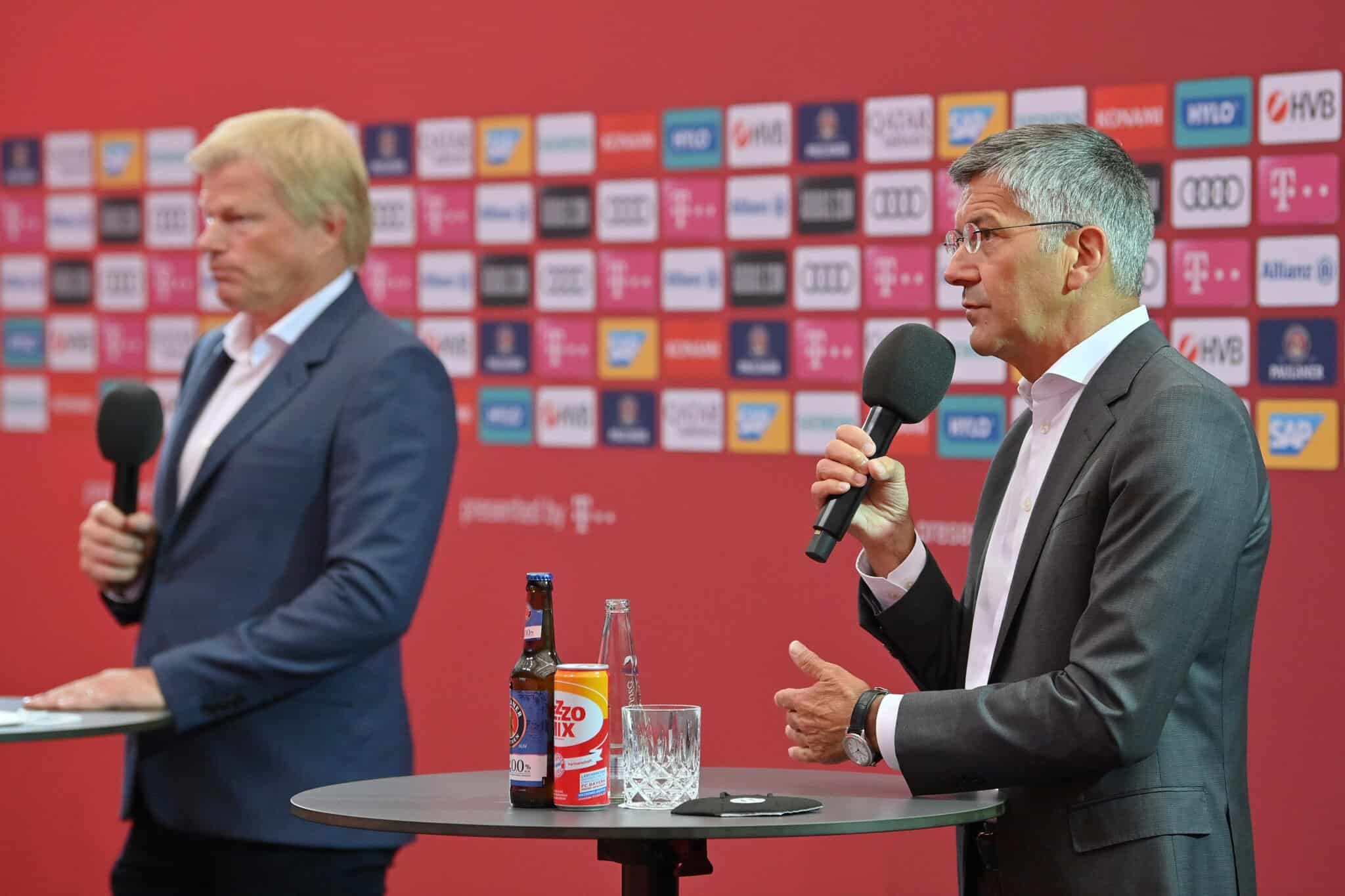 Oliver Kahn und Herbert Hainer