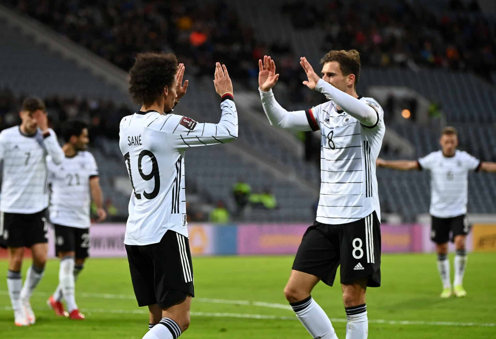 Leroy Sane und Leon Goretzka