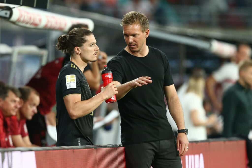 Julian Nagelsmann und Marcel Sabitzer