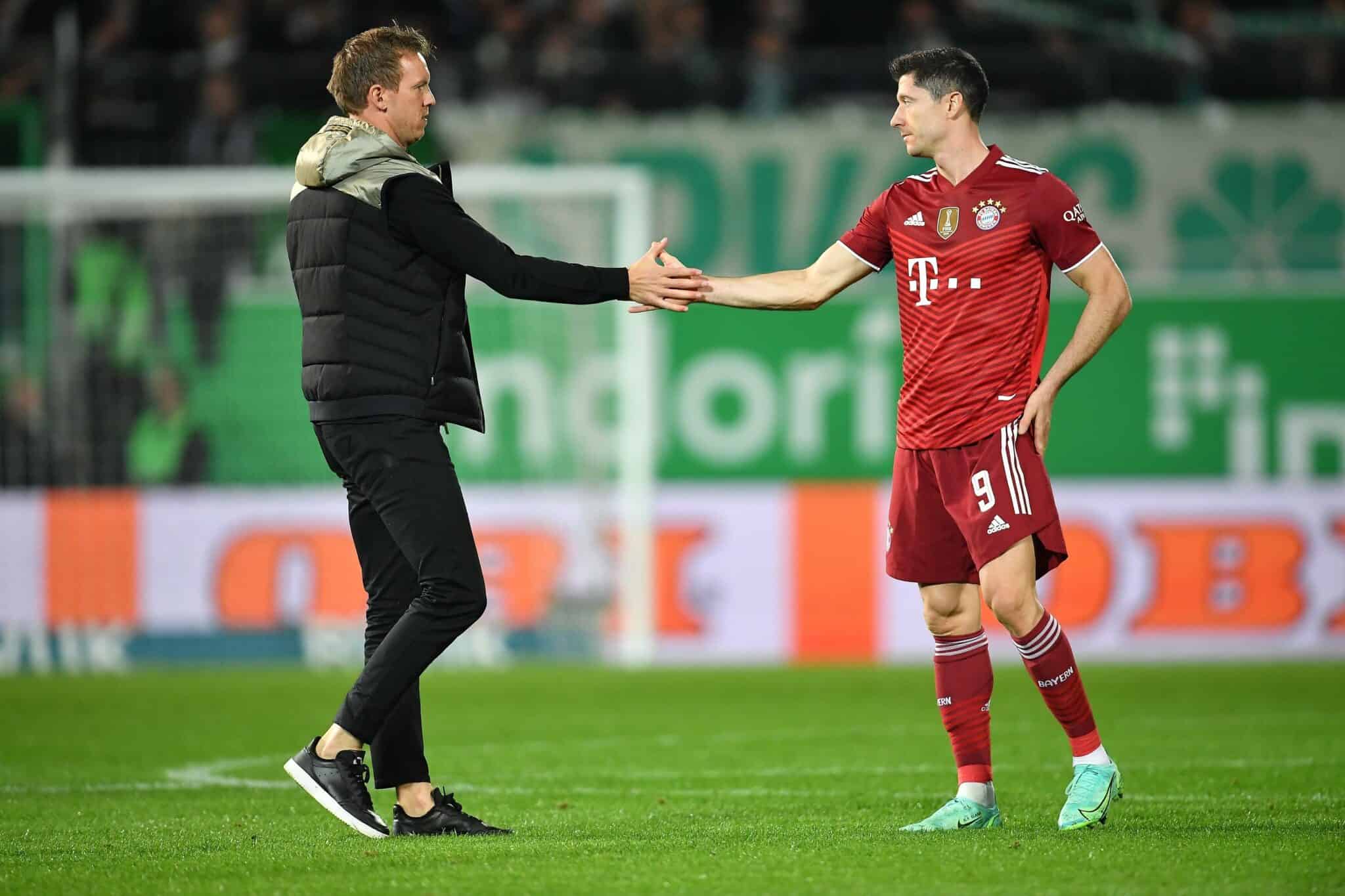 Julian Nagelsmann und Robert Lewandowski