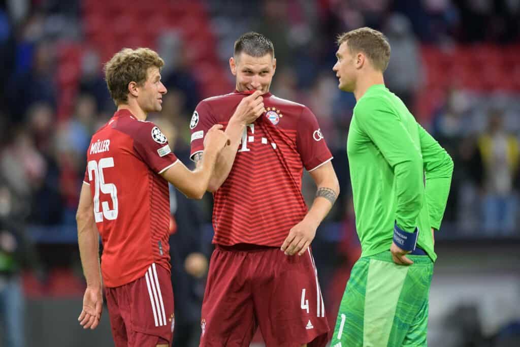 Niklas Süle, Manuel Neuer und Thomas Müller