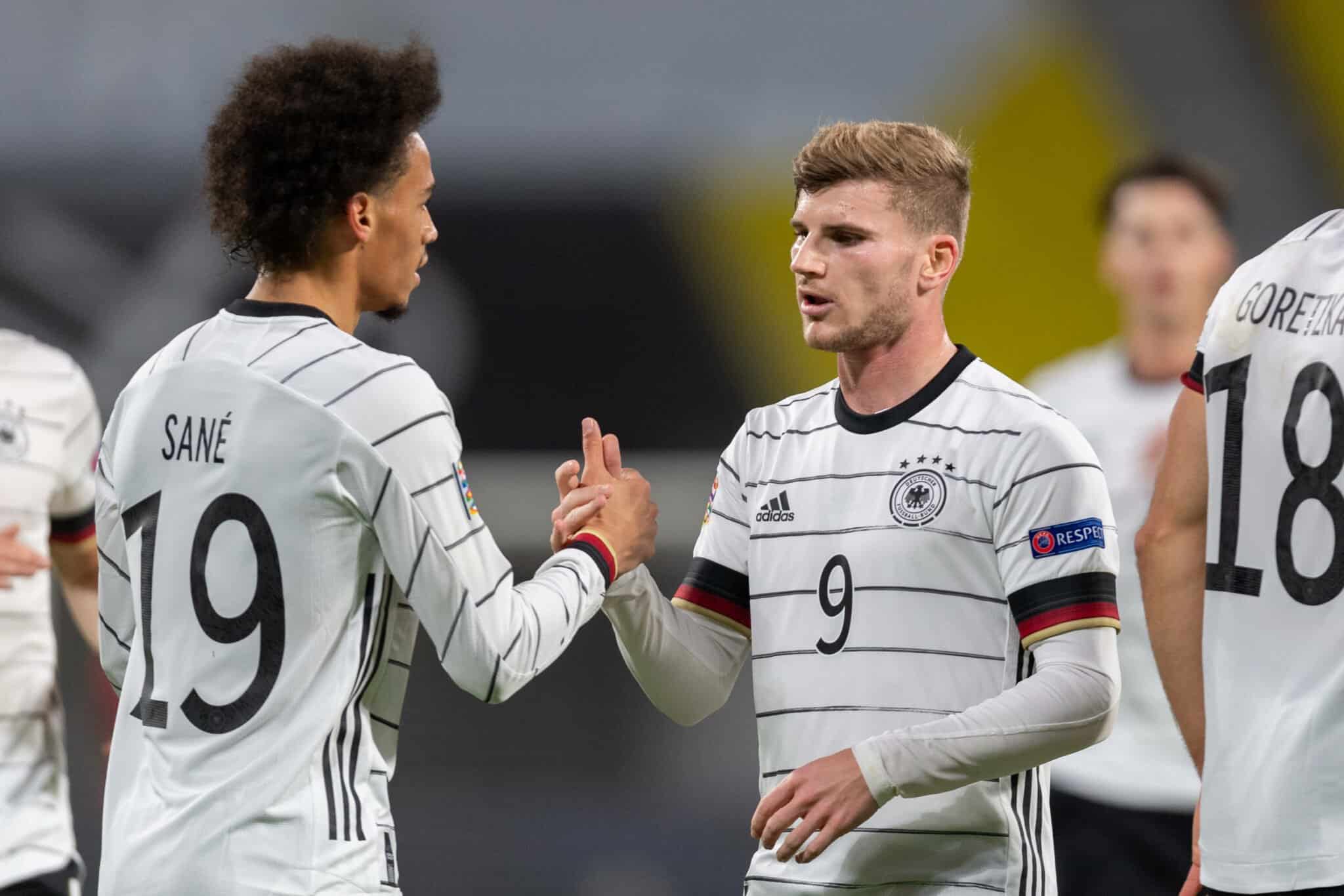 Leroy Sane und Timo Werner
