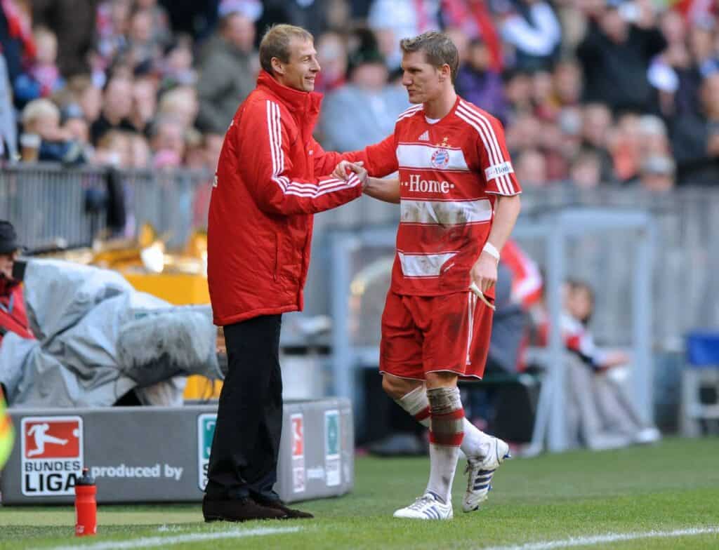 Jürgen Klinsmann und Bastian Schweinsteiger