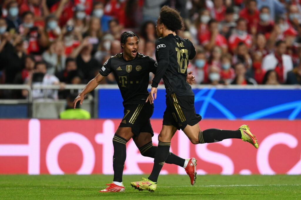 Serge Gnabry und Kingsley Coman