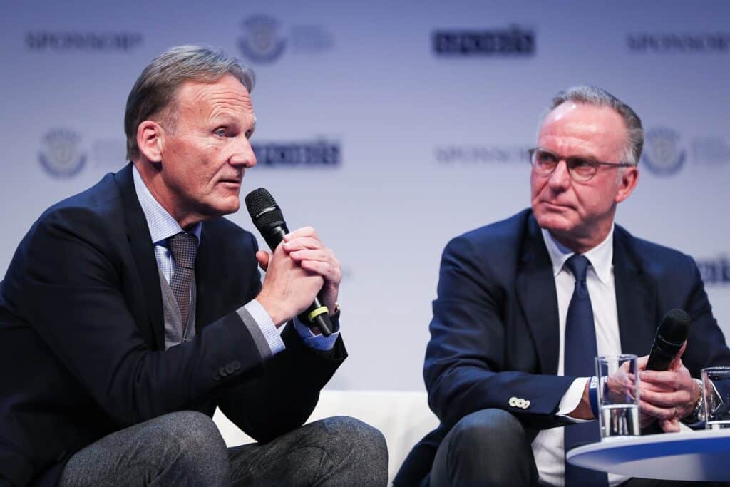 Hans Joachim-Watzke und Karl-Heinz Rummenigge