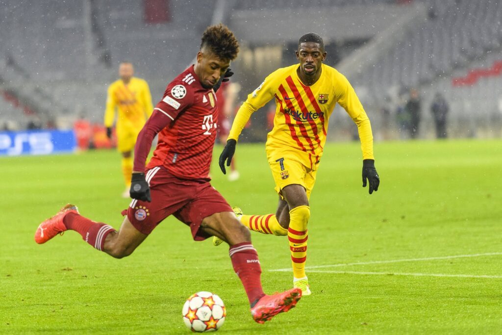 Kingsley Coman und Ousmane Dembele