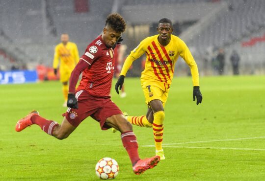 Kingsley Coman und Ousmane Dembele