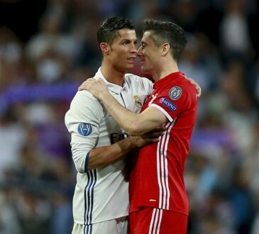 Cristiano Ronaldo und Robert Lewandowski