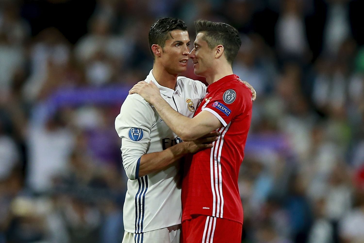Cristiano Ronaldo und Robert Lewandowski
