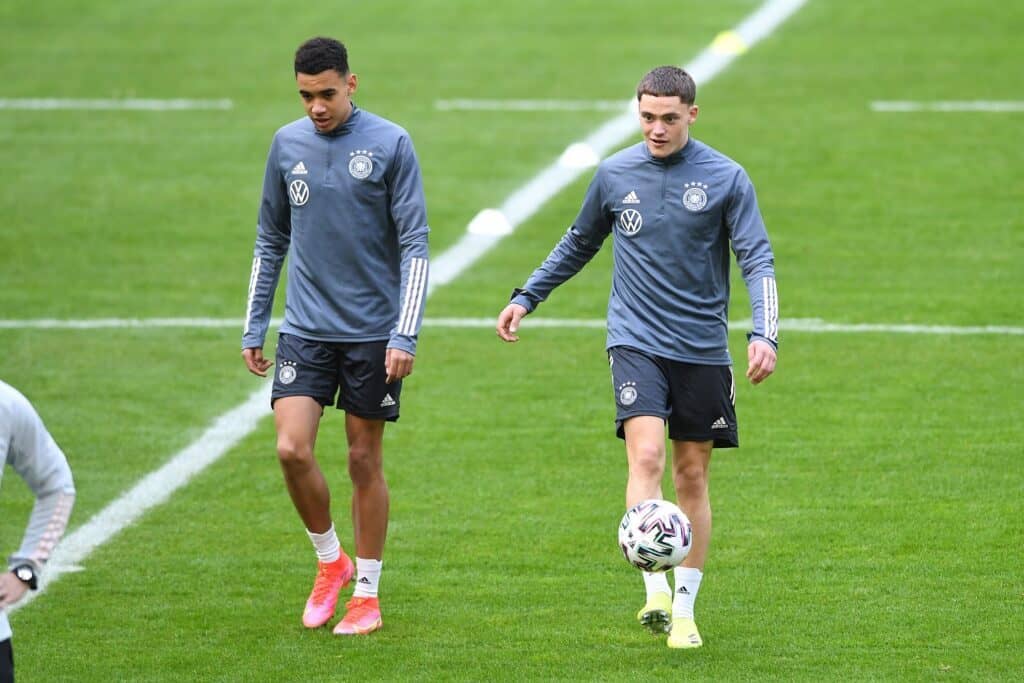 Jamal Musiala und Florian Wirtz