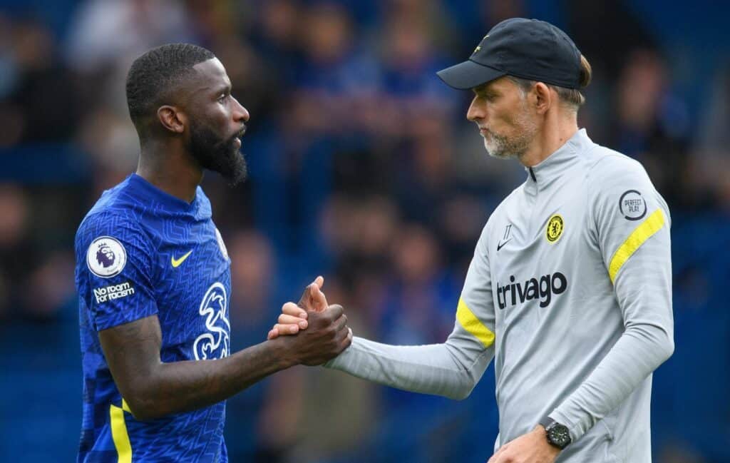 Antonio Rüdiger und Thomas Tuchel