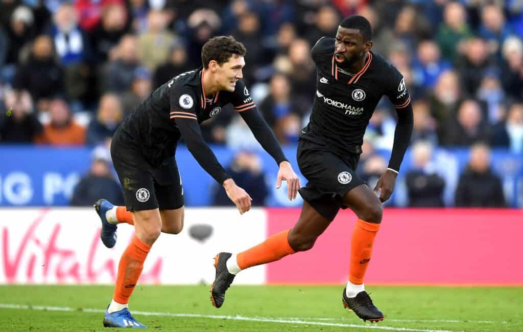 Andreas Christensen und Antonio Rüdiger