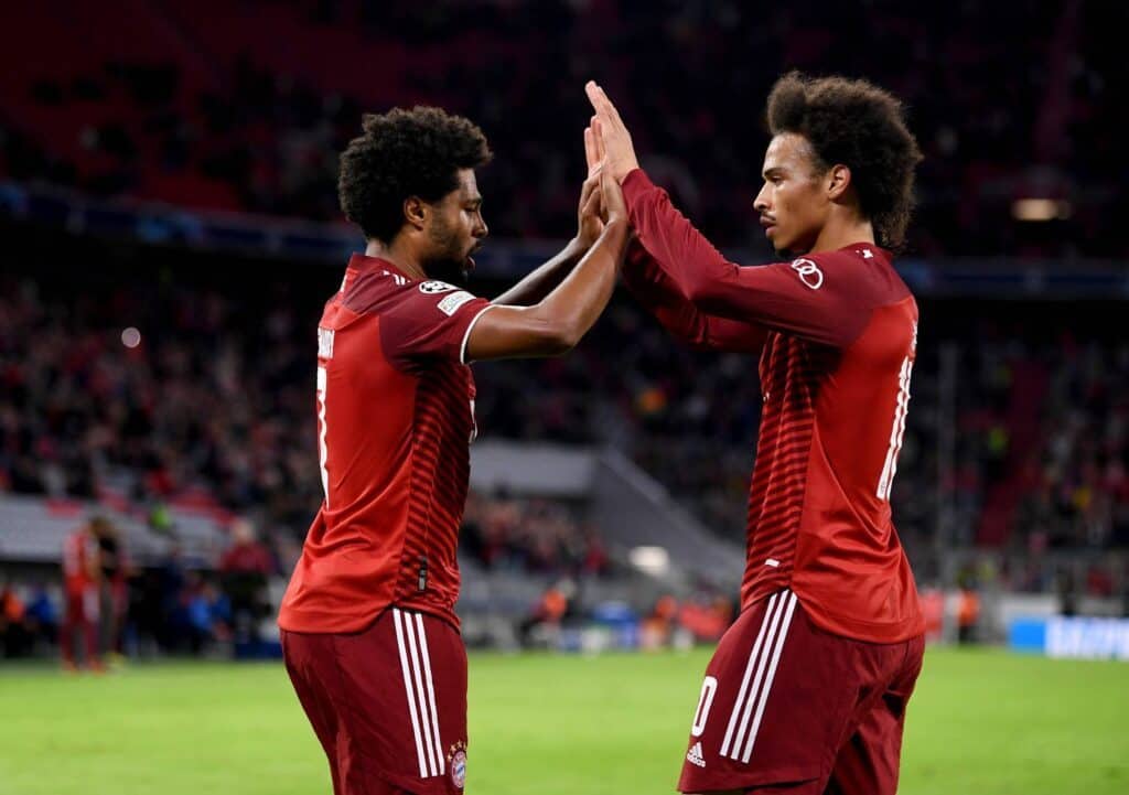 Leroy Sane und Serge Gnabry