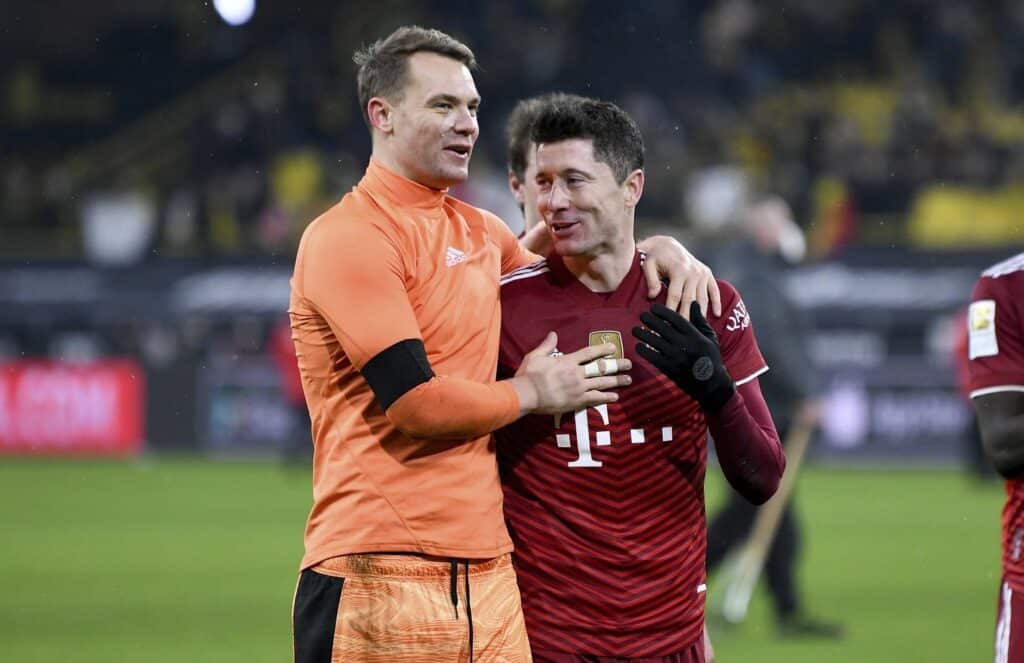 Manuel Neuer und Robert Lewandowski