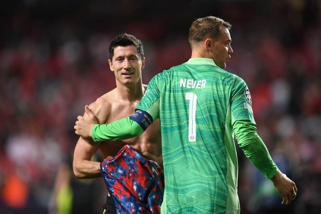 Robert Lewandowski und Manuel Neuer