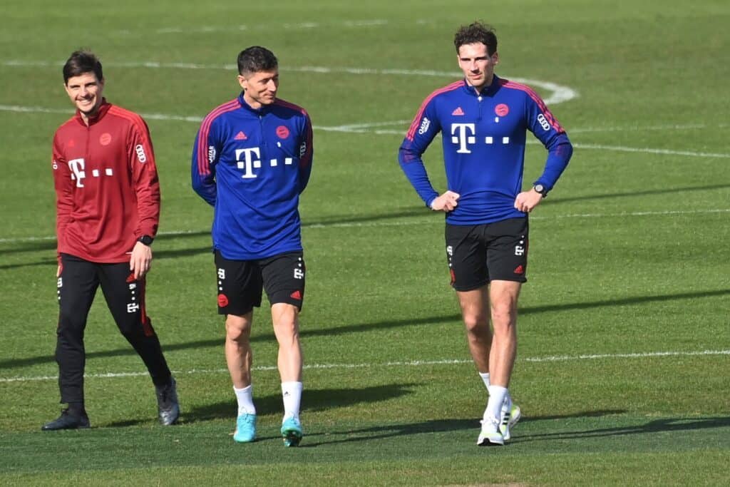 Leon Goretzka und Robert Lewandowski