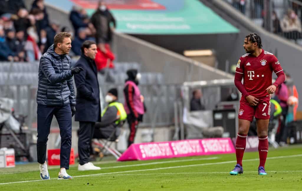 Julian Nagelsmann und Serge Gnabry