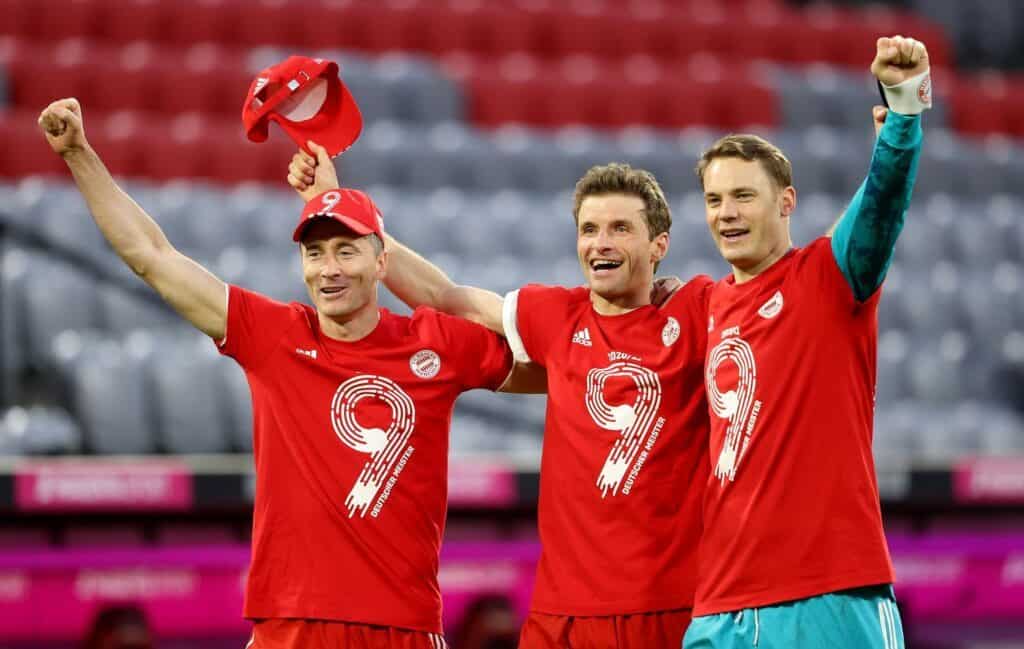 Lewandowski, Müller und Neuer