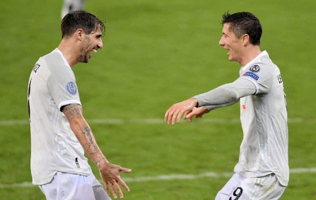 Javi Martinez und Robert Lewandowski