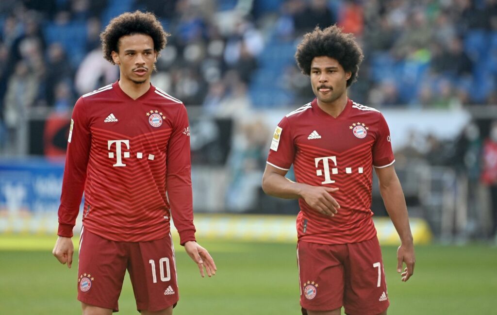 Serge Gnabry und Leroy Sane