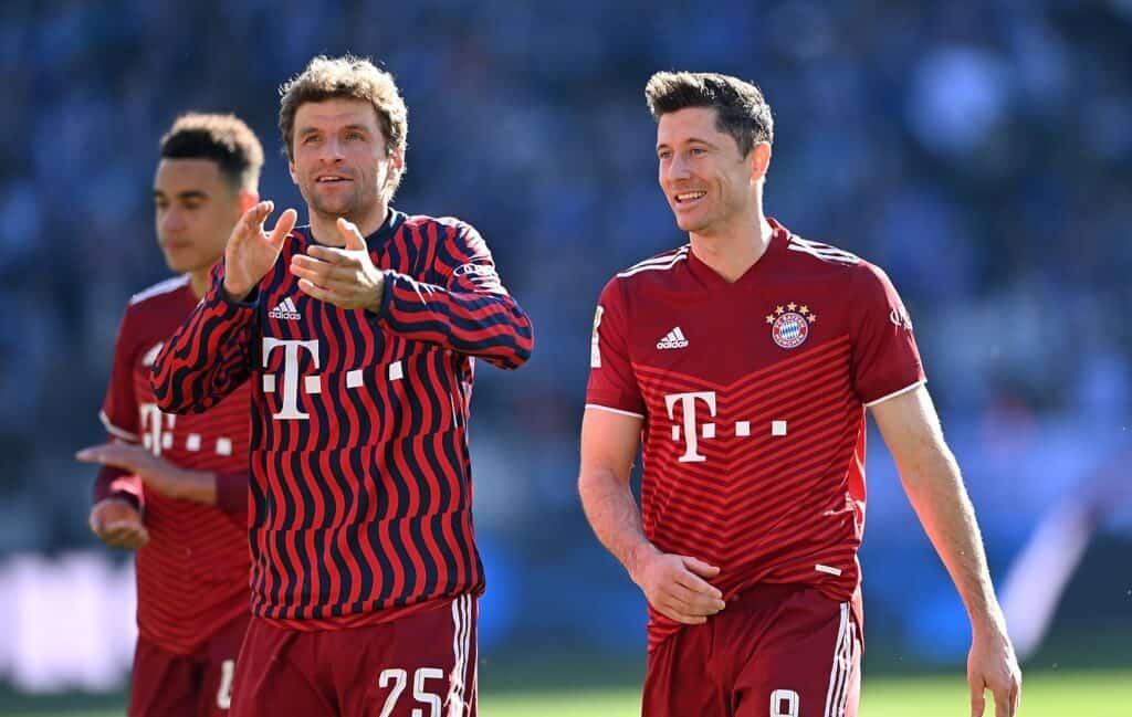 Thomas Müller und Robert Lewandowski