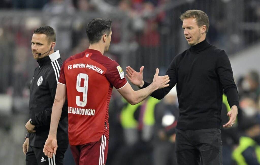 Robert Lewandowski und Julian Nagelsmann