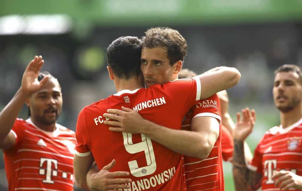 Robert Lewandowski und Leon Goretzka
