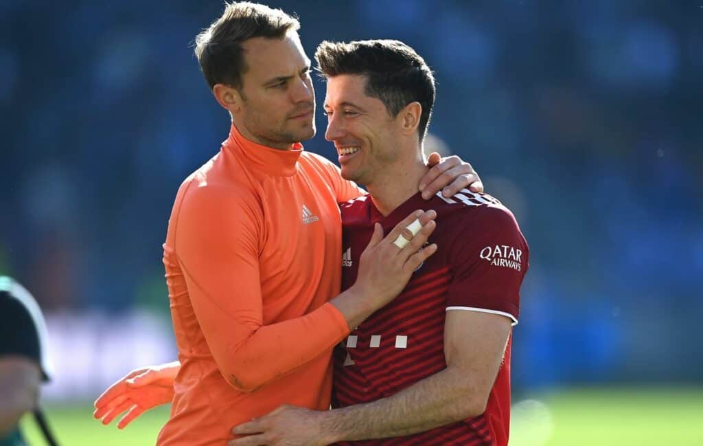 Manuel Neuer und Robert Lewandowski
