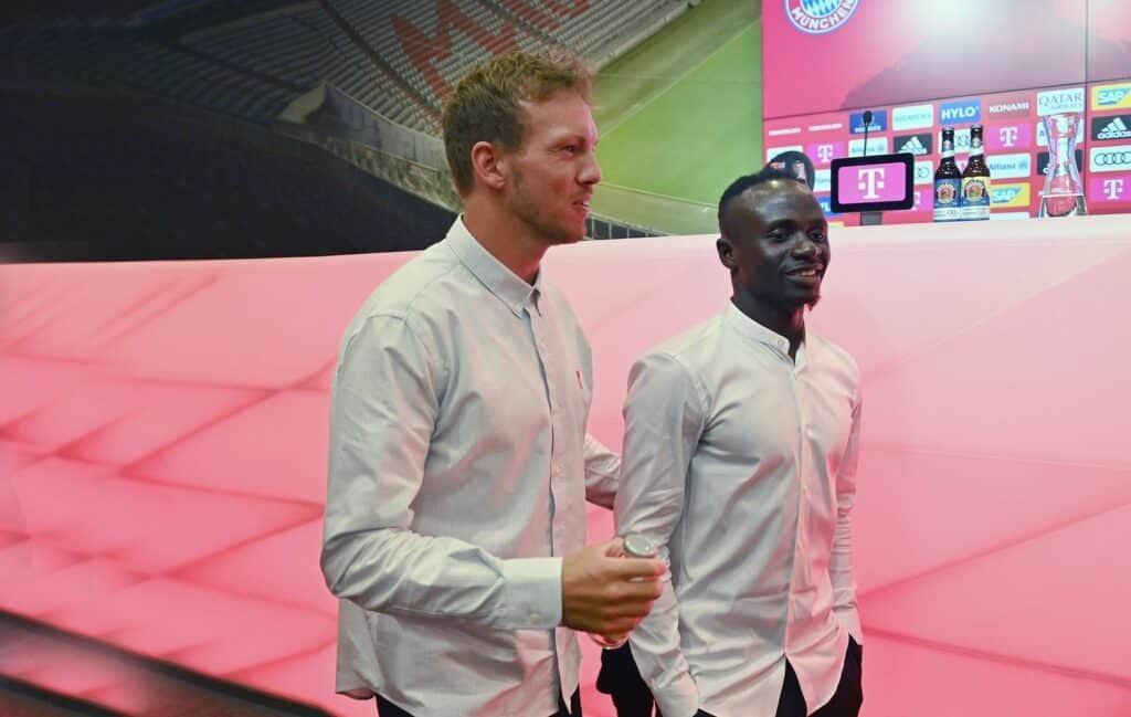 Julian Nagelsmann und Sadio Mané