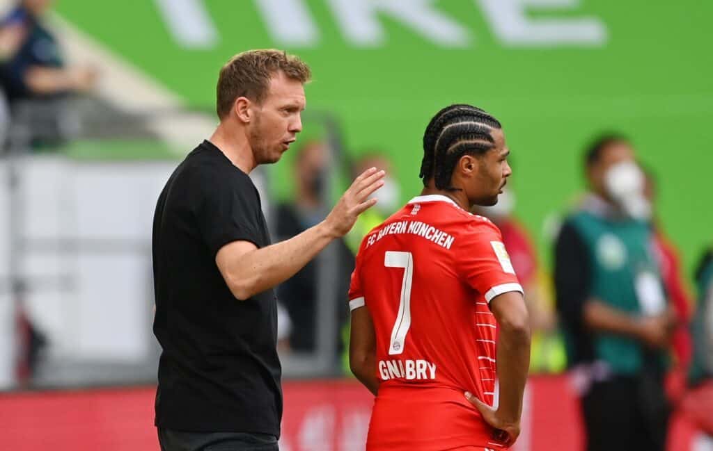 Julian Nagelsmann und Serge Gnabry