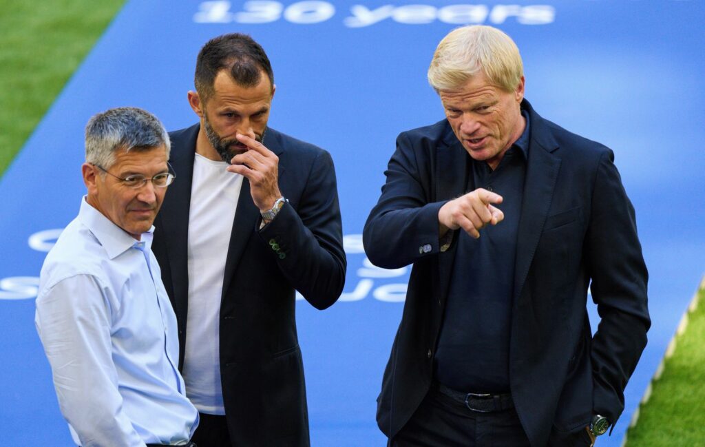 Herbert Hainer, Oliver Kahn und Hasan Salihamidzic