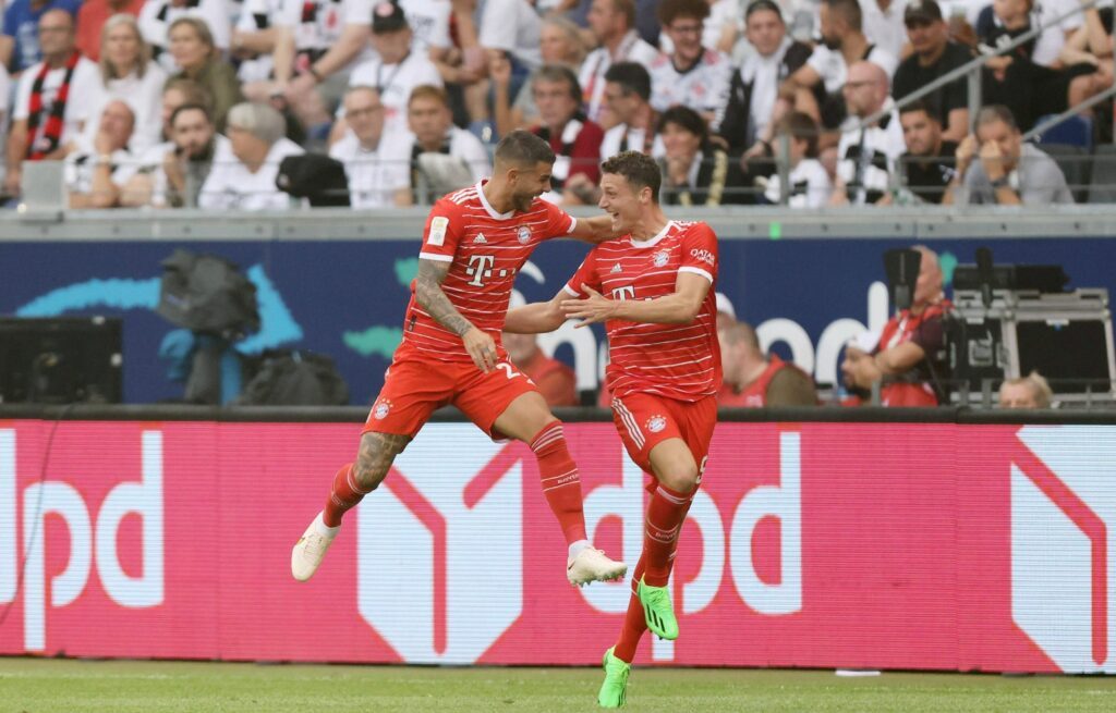 Benjamin Pavard und Lucas Hernandez