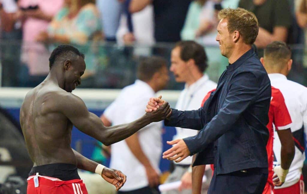 Julian Nagelsmann und Sadio Mané