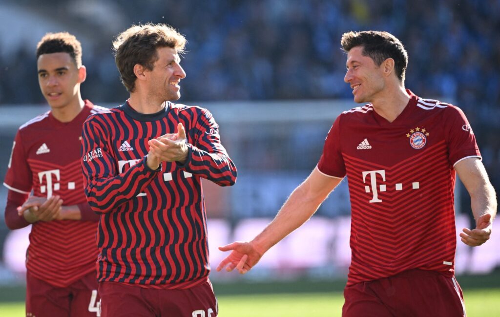 Thomas Müller und Robert Lewandowski