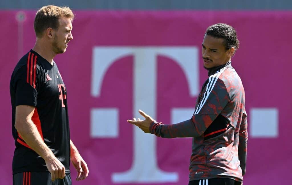 Leroy Sane und Julian Nagelsmann