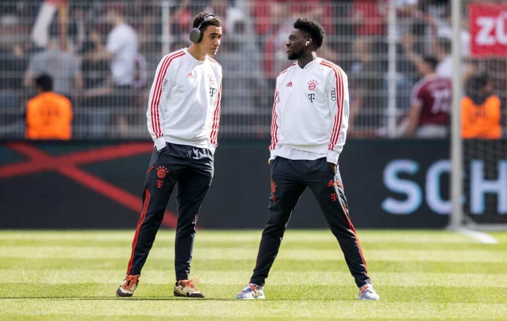 Jamal Musiala und Alphonso Davies