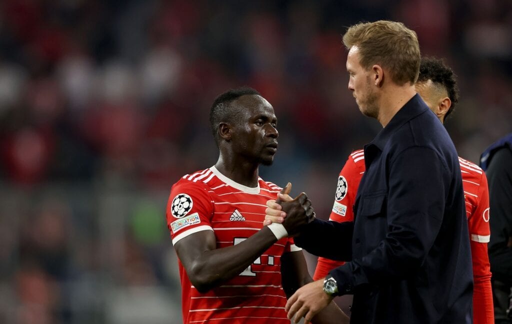 Sadio Mané und Julian Nagelsmann