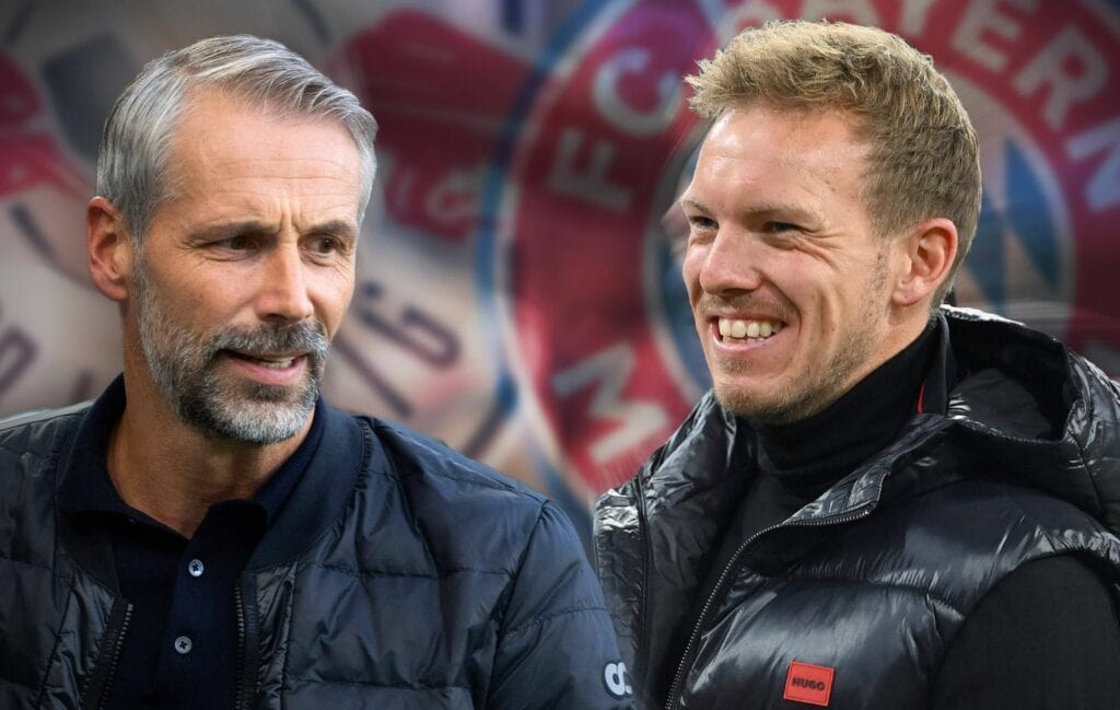 Marco Rose und Julian Nagelsmann