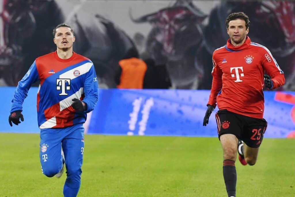 Thomas Müller und Marcel Sabitzer