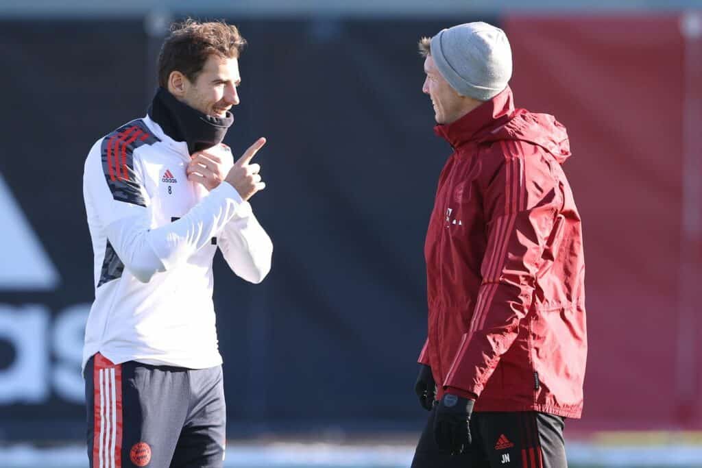 Leon Goretzka und Julian Nagelsmann